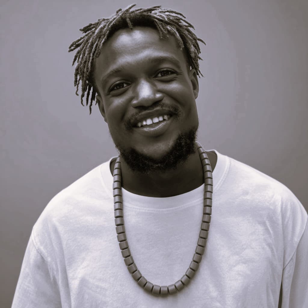I think I like this little life — Locs, beads and a grin that says it before I do. From the Jedidiah Gabriel (Jedshock) gallery.