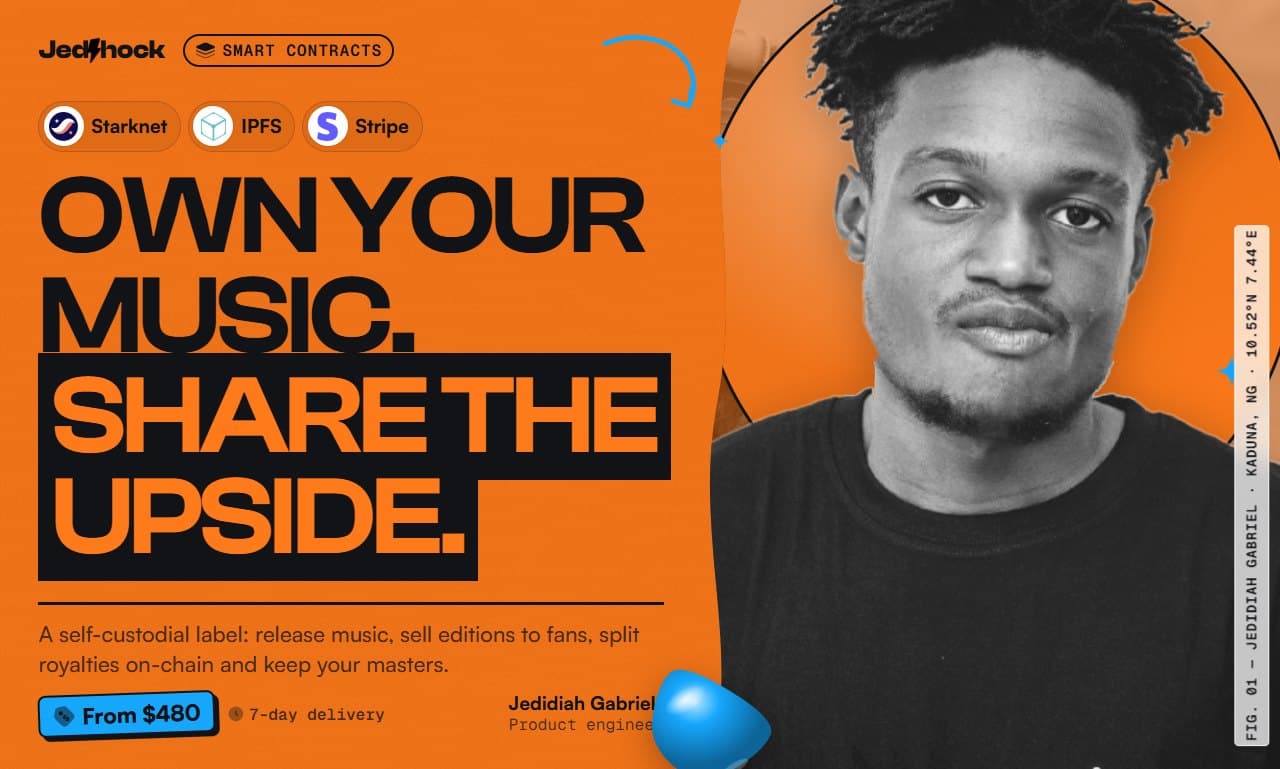 Web3 Record Label Platform: I will build a web3 record label platform for independent artists