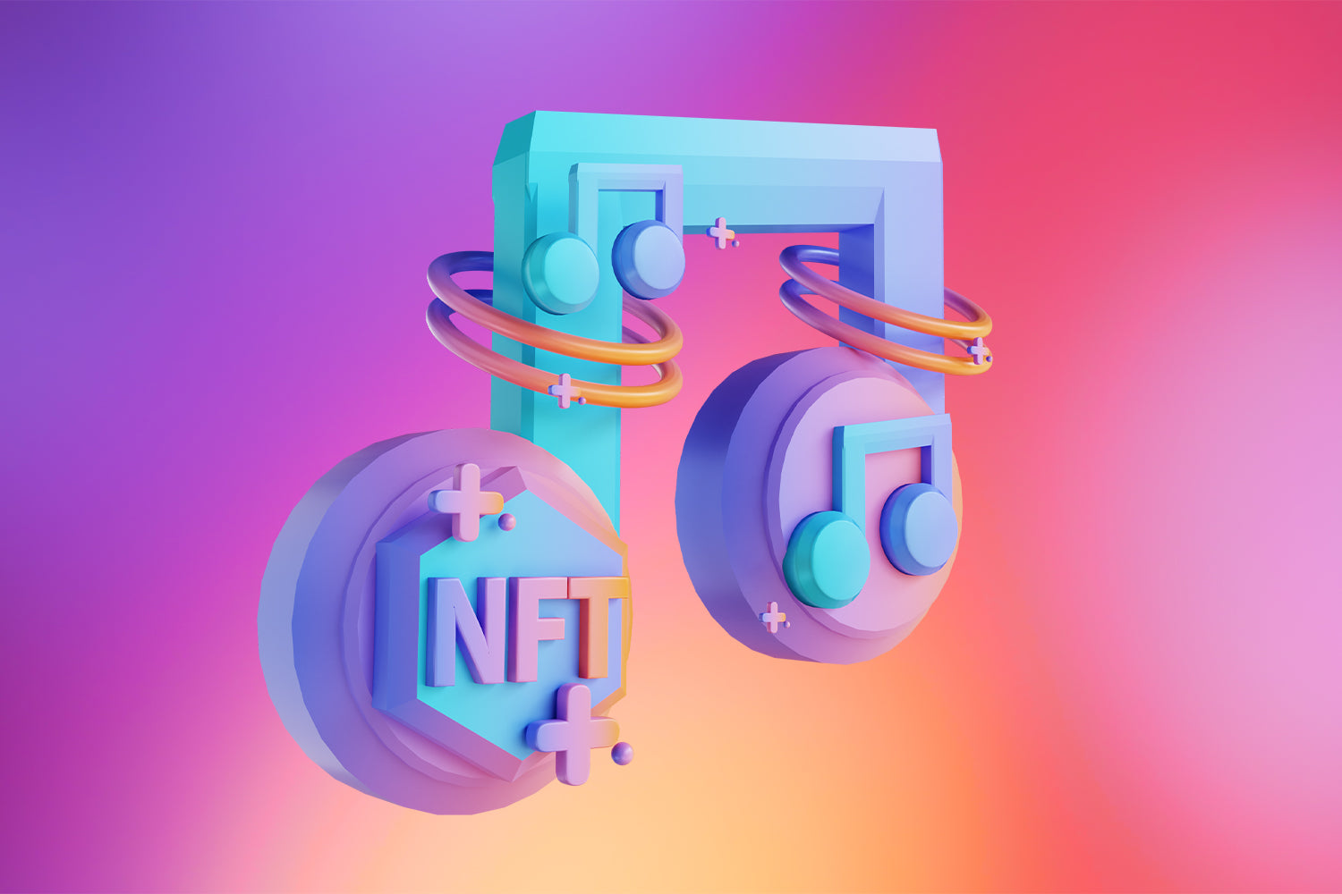 NFT Music Illustration